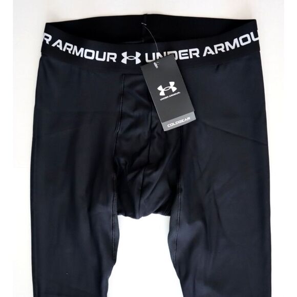 Under Armour 1388471-001 Men's Sz XL Black ColdGear OG Compression Leggings - Picture 5 of 10